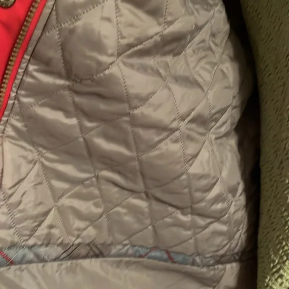 New Women's Barbour Glenrothes Waterproof Jacket Color Red Size 8 - Picture 5 of 8